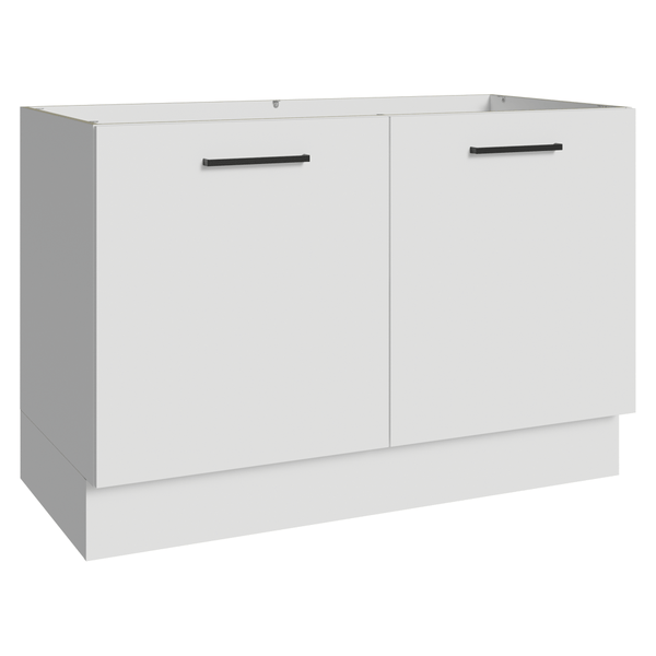 Balcão de Pia Madesa Agata 2 Portas Branco