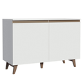 Balcão Gabinete de Pia 2 Portas Branco Madesa Reims