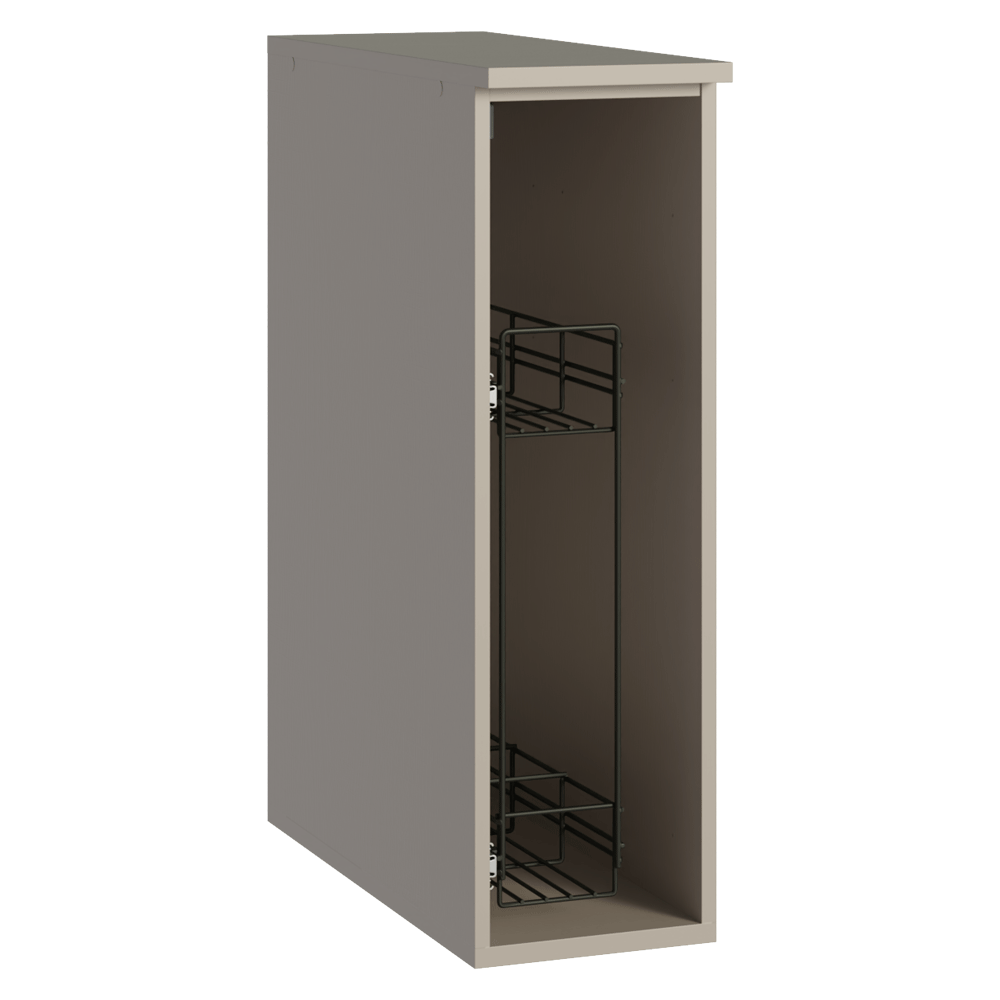 Balcão Porta-Temperos 20 cm Suspenso Crema Nice Madesa