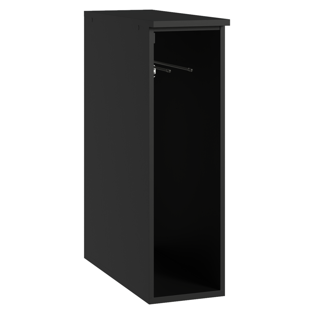 Balcão Porta-Pano 20 cm Suspenso Preto Nice Madesa