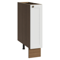 Balcão Porta-Temperos 20 cm 1 Porta (Sem Tampo) Rustic/Branco Vik Madesa