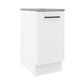 Balcão Madesa Agata 35 cm 1 Porta Branco