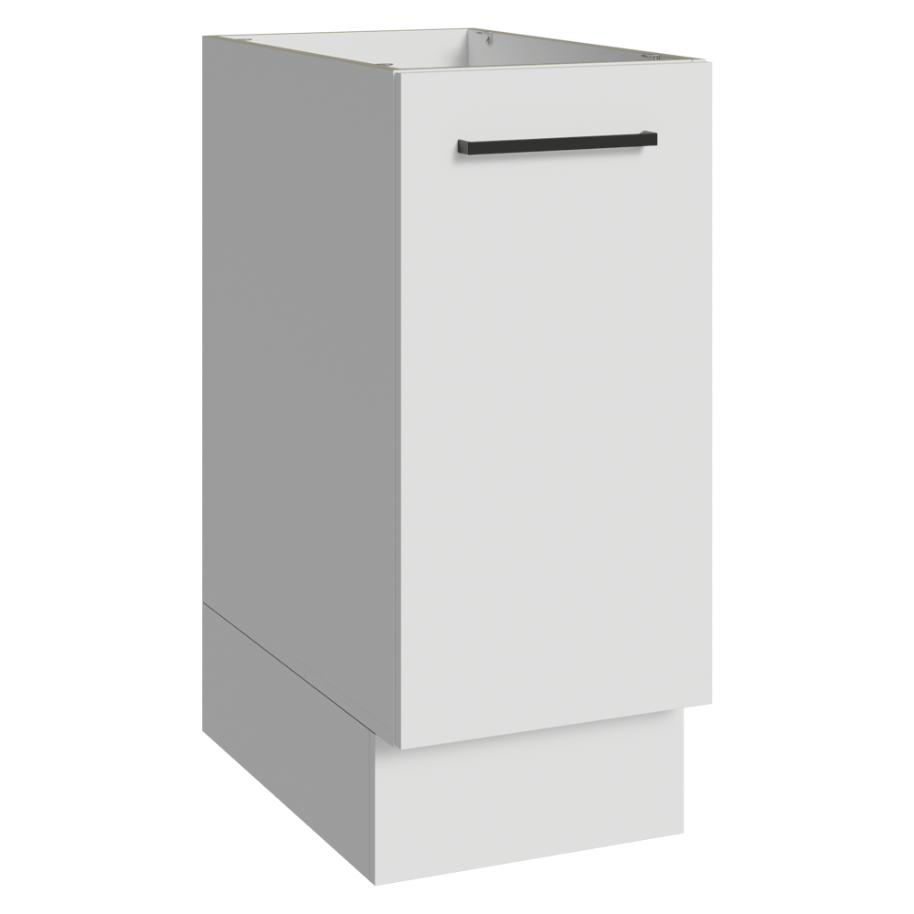 Balcão de Cozinha 35 cm 1 Porta (Sem Tampo) Branco Agata Madesa