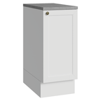 Balcão de Cozinha 35 cm 1 Porta Branco Vik Madesa