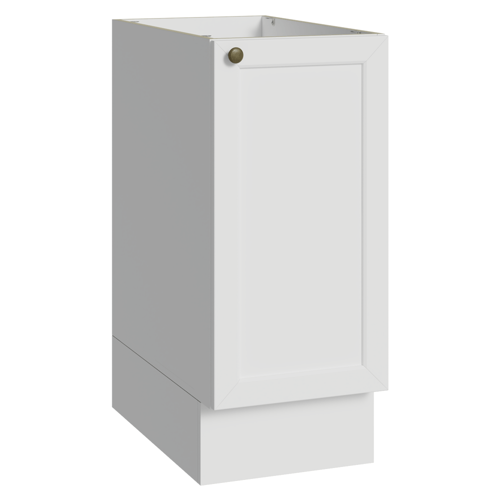 Balcão de Cozinha 35 cm 1 Porta (Sem Tampo) Branco Vik Madesa