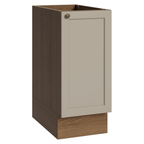 Balcão de Cozinha 35 cm 1 Porta (Sem Tampo) Rustic/Crema Vik Madesa