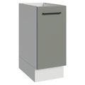 Balcão de Cozinha 35 cm 1 Porta (Sem Tampo) Branco/Cinza Agata Madesa