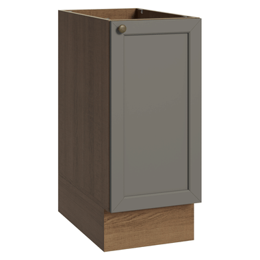 Balcão de Cozinha 35 cm 1 Porta (Sem Tampo) Rustic/Cinza Vik Madesa