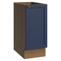 Balcão de Cozinha 35 cm 1 Porta (Sem Tampo) Rustic/Azul Vik Madesa