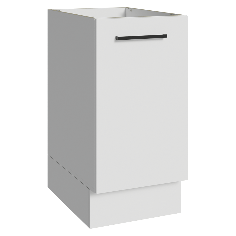 Balcão de Cozinha 40 cm 1 Porta (Sem Tampo) Branco Agata Madesa