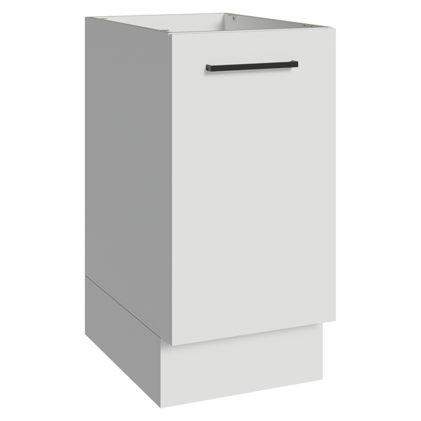 Balcão de Cozinha 40 cm 1 Porta (Sem Tampo) Branco Agata Madesa