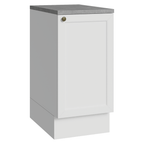Balcão de Cozinha 40 cm 1 Porta Branco Vik Madesa