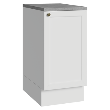 Balcão de Cozinha 40 cm 1 Porta Branco Vik Madesa