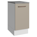 Balcão 40 cm 1 Porta Branco/Crema Agata Madesa