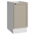 Balcão de Cozinha 40 cm 1 Porta (Sem Tampo) Branco/Crema Vik Madesa