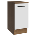 Balcão Madesa Agata 40 cm 1 Porta Rustic/Branco