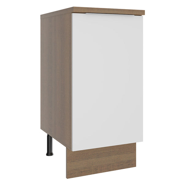 Balcão Madesa Stella 40 cm 1 Porta Rustic/Branco