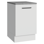 Balcão de Cozinha 50cm 1 Porta Branco Agata Madesa
