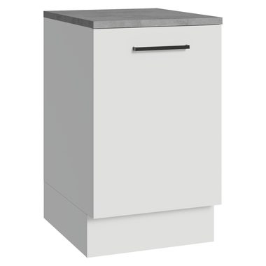 Balcão de Cozinha 50cm 1 Porta Branco Agata Madesa