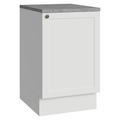 Balcão de Cozinha 50cm 1 Porta Branco Vik Madesa