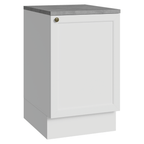 Balcão de Cozinha 50cm 1 Porta Branco Vik Madesa
