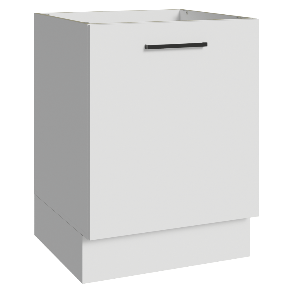 Balcão de Cozinha 60 cm 1 Porta (Sem Tampo) Branco Agata Madesa
