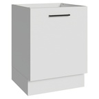 Balcão de Cozinha 60 cm 1 Porta (Sem Tampo) Branco Agata Madesa
