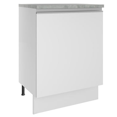 Balcão Madesa Glamy 60 cm 1 Porta Branco