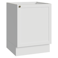 Balcão de Cozinha 60 cm 1 Porta (Sem Tampo) Branco Vik Madesa