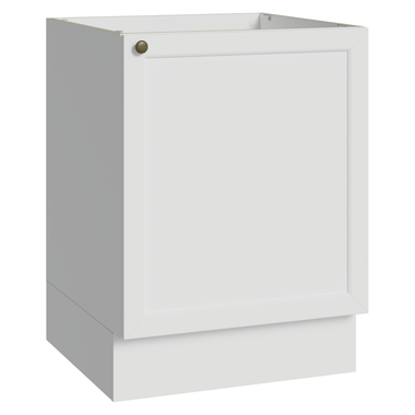 Balcão de Cozinha 60 cm 1 Porta (Sem Tampo) Branco Vik Madesa