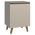 Balcão de Cozinha 60 cm 1 Porta Com Pés Crema Nice Madesa