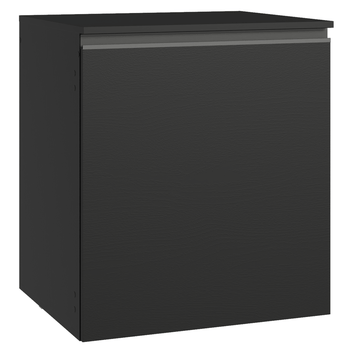 Balcão de Cozinha 60 cm 1 Porta Suspenso Preto Nice Madesa