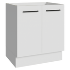 Balcão de Cozinha 70 cm 2 Portas (Sem Tampo) Branco Agata Madesa