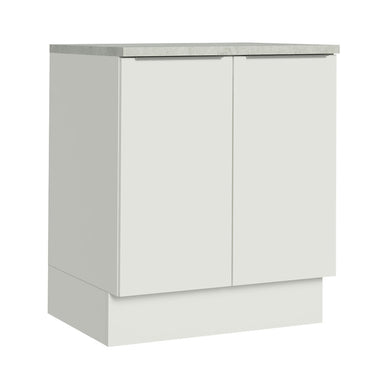 Balcão de Cozinha Madesa Stella 70 cm 2 Portas Branco