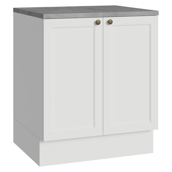 Balcão de Cozinha 70 cm 2 Portas Branco Vik Madesa