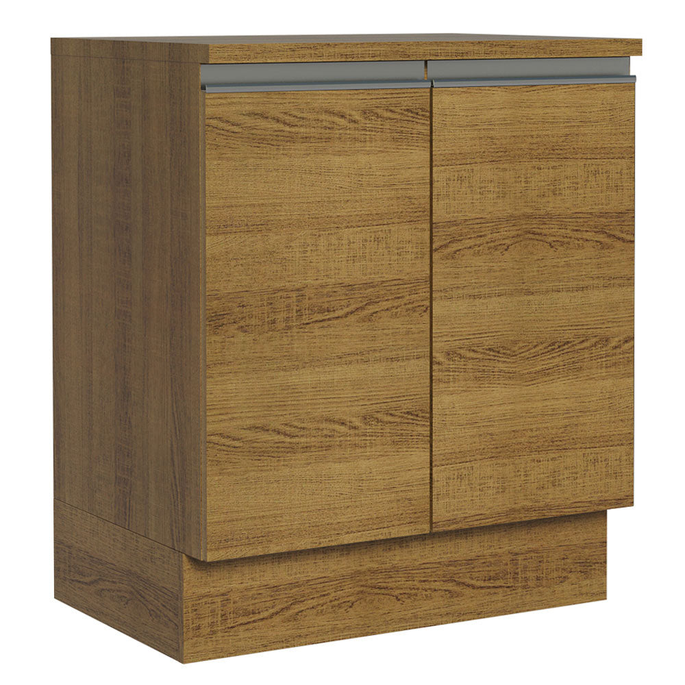 Balcão de Cozinha Madesa Glamy 70 cm 2 Portas Rustic