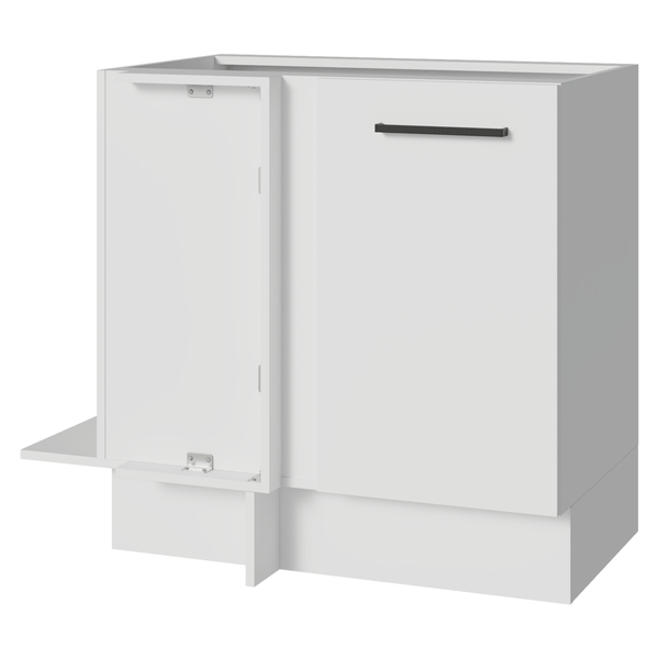 Balcão de Canto 1 Porta (Sem Tampo) Branco Agata Madesa