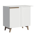 Balcão de Canto Madesa Reims 1 Porta Branco