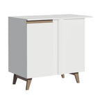Balcão de Canto Madesa Reims 1 Porta Branco