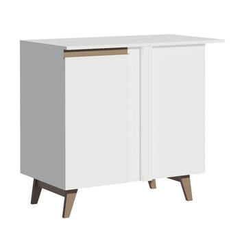 Balcão de Canto Madesa Reims 1 Porta Branco