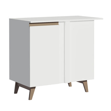 Balcão de Canto Madesa Reims 1 Porta Branco