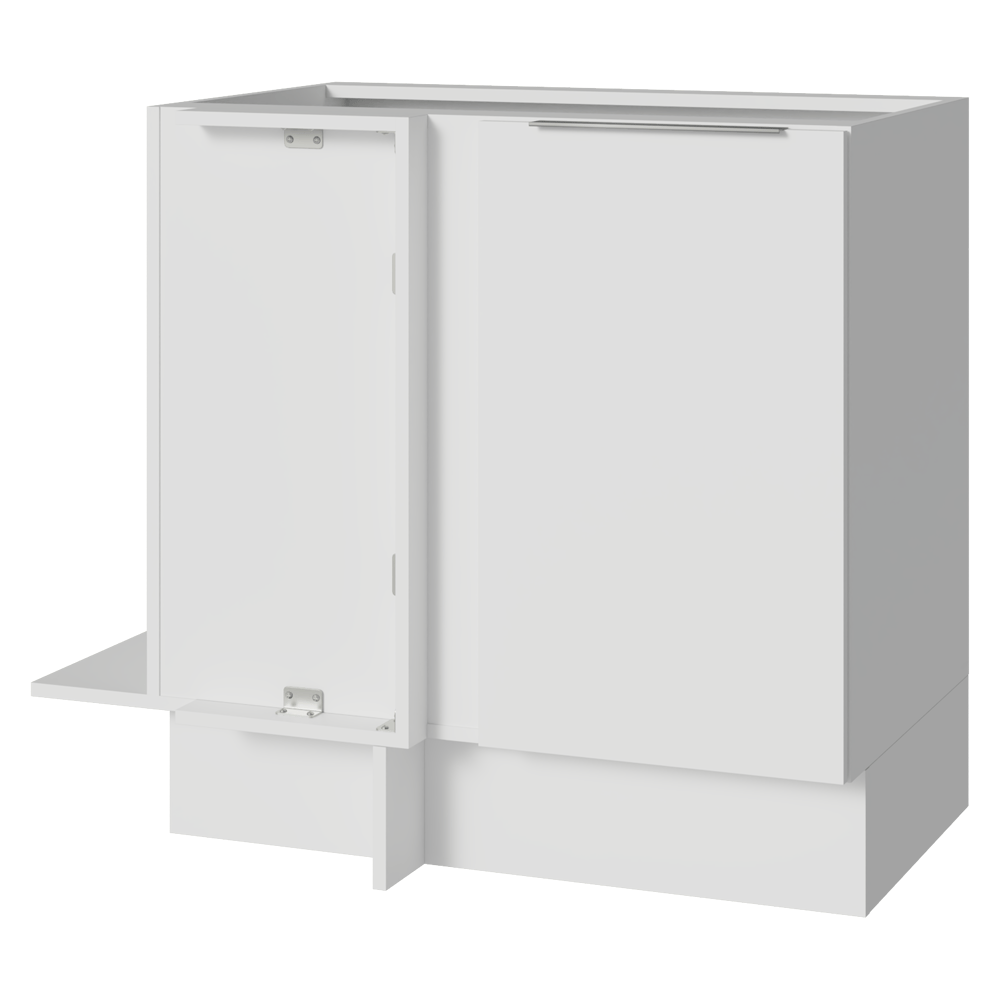 Balcão de Canto 1 Porta (Sem Tampo) Branco Stella Madesa