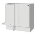 Balcão de Canto 1 Porta (Sem Tampo) Branco Vik Madesa