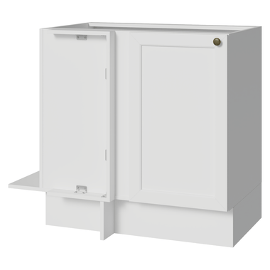 Balcão de Canto 1 Porta (Sem Tampo) Branco Vik Madesa
