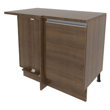 Balcão de Canto Madesa Glamy 1 Porta Rustic