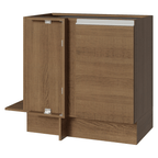 Balcão de Canto 1 Porta (Sem Tampo) Rustic Glamy Madesa
