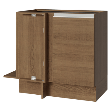 Balcão de Canto 1 Porta (Sem Tampo) Rustic Glamy Madesa
