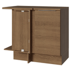 Balcão de Canto Madesa Stella 1 Porta Rustic