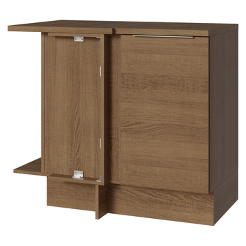 Balcão de Canto Madesa Stella 1 Porta Rustic