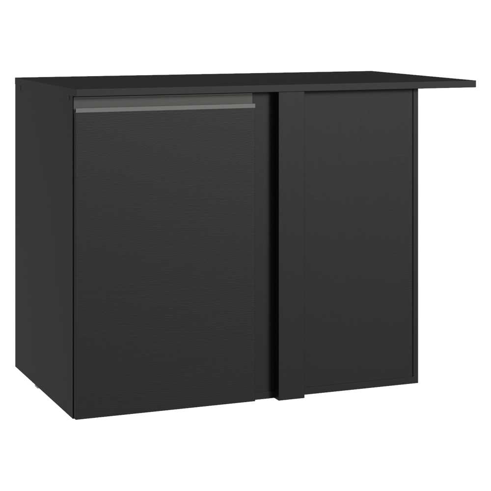 Balcão de Canto 1 Porta Suspenso Preto Nice Madesa